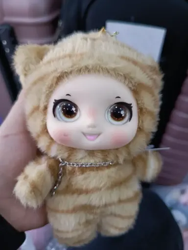 Llavero de peluche muñeca Animal Print